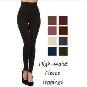 Tummy Control Fleece Leggings